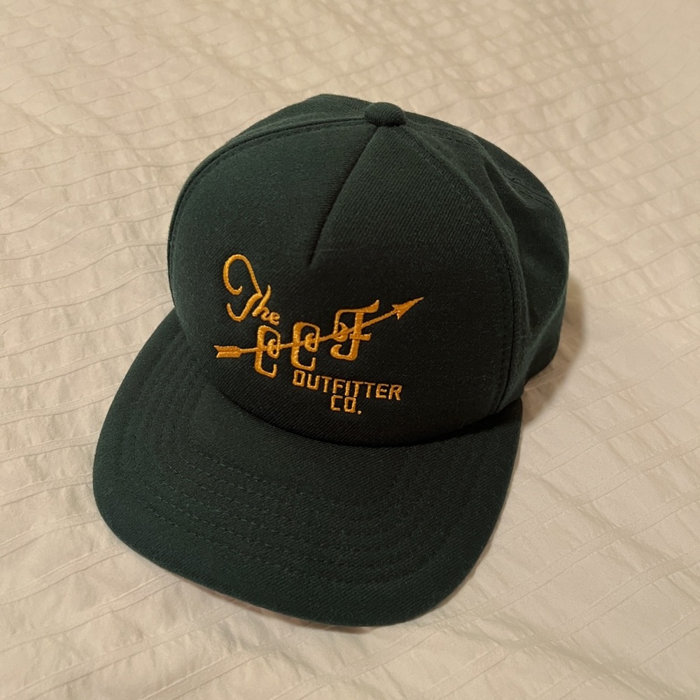 Filson ballcap hat - green - adjustable - like new (worn once)